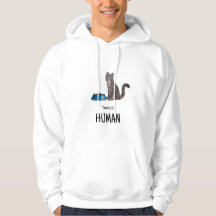 Dunkelgraues Tabby-Katzen-Sweatshirt