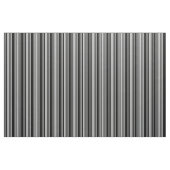 Dunkelgraues und schwarz gefärbtes Streifen-/Blatt Stoff (Fat Quarter (45,7 x 55,9 cm))