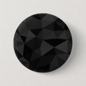 Dunkelgraues und schwarzes geometrisches Maschenmu Button (Vorderseite)