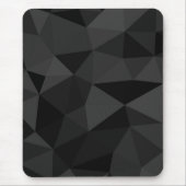 Dunkelgraues und schwarzes geometrisches Maschenmu Mousepad (Vorne)