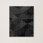 Dunkelgraues und schwarzes geometrisches Maschenmu Puzzle (Vertikal)