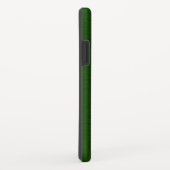 Dunkelgrün gebürstetes Aluminium-Look Case-Mate iPhone Hülle (Hinten/Rechts)