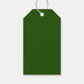 Dunkelgrün geschenkanhänger (Vorderseite)