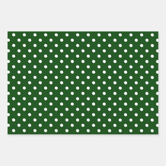 Dunkelgrün Geschenkpapier Set (Vorderseite 3)