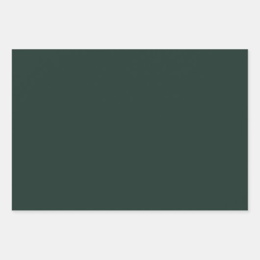 Dunkelgrün Geschenkpapier Set (Vorderseite 2)