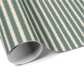 Dunkelgrün gestreiftes Geschenkpapier (Rolleneckpunkt)