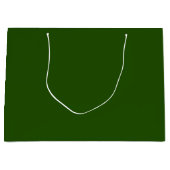 Dunkelgrün große geschenktüte (Vorderseite)