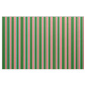 Dunkelgrün, helle Koralle und hellgrün Stoff (Fat Quarter (45,7 x 55,9 cm))