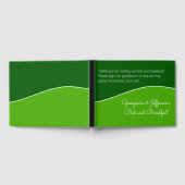 Dunkelgrün, hellgrün - Gästebuch (Voll)