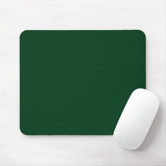 Dunkelgrün in fester Farbe Mousepad (Mit Mouse)