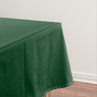 Dunkelgrün in fester Farbe Tischdecke