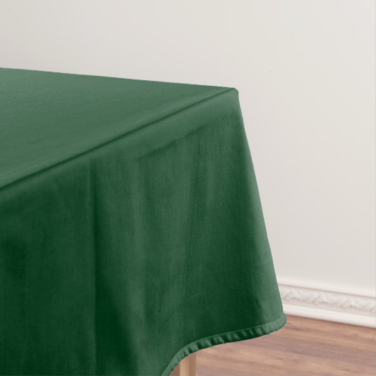 Dunkelgrün in fester Farbe Tischdecke (Beispiel)