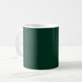 Dunkelgrün Kaffeetasse (Vorderseite Links)