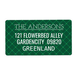 Dunkelgrün kariertes traditionelles Muster