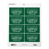 Dunkelgrün kariertes traditionelles Muster (Vorne)