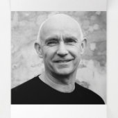 Dunkelgrün Limon-weiße Beerdigungsservice kundensp Dreifach-gefaltete Programmkarte (Innenseite Mitte)