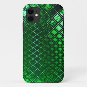 Dunkelgrün mit schimmernder Jute zeichnend Case-Mate iPhone Hülle