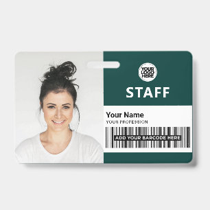 Dunkelgrün Mitarbeiter Firmenfoto Personal Ausweis