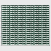 Dunkelgrün-moderne Typografie lustig Geschenkpapier (Flach)