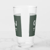 Dunkelgrün | Moss Minimalistisch Modern Modern Mod Glas (Links)