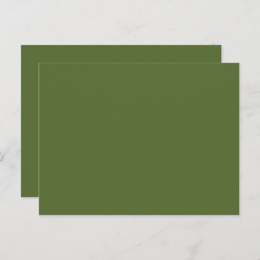 dunkelgrün postkarte (Vorne/Hinten)