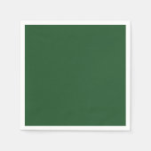 Dunkelgrün Serviette (Vorderseite)