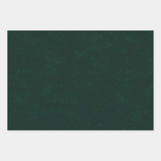 Dunkelgrün texturiert geschenkpapier set (Vorderseite 3)