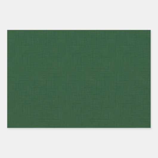 Dunkelgrün texturiert geschenkpapier set (Vorderseite 2)