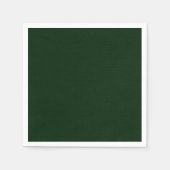 Dunkelgrün texturiert serviette (Vorderseite)