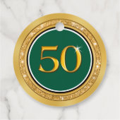 Dunkelgrün und Gold, 50. Klasse Wiedersehen, Geschenkanhänger (Rückseite)