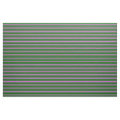 Dunkelgrün und Orchid-Linienmuster Stoff (Yard (91,4 cm))