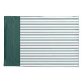  Dunkelgrün, weiß gestrichen  Kissenbezug (Rückseite)