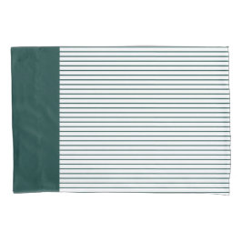  Dunkelgrün, weiß gestrichen  Kissenbezug