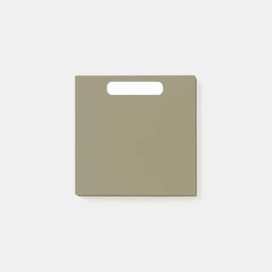 Dunkelgrüne Aufgabenliste Post-it Klebezettel (Vorderseite)