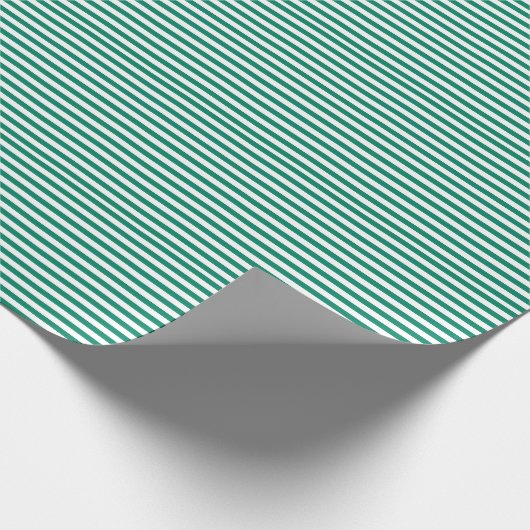 Dunkelgrüne blaue Farbstreifen Sommer Geschenkpapier (Ecke)
