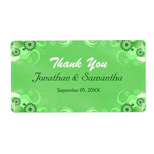 Dunkelgrüne Blumenbezeichnungen für große Gastgesc (Vorne)