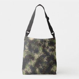 Dunkelgrüne Camouflage Blend Crossbody Bag Tragetaschen Mit Langen Trägern