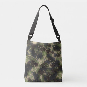 Dunkelgrüne Camouflage Blend Crossbody Bag Tragetaschen Mit Langen Trägern
