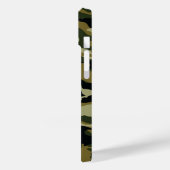 Dunkelgrüne Camouflage Case-Mate iPhone Hülle (Rückseite / Links)