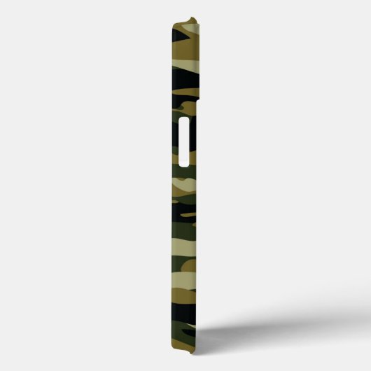 Dunkelgrüne Camouflage Case-Mate iPhone Hülle (Rückseite / Rechts)