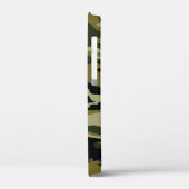 Dunkelgrüne Camouflage Case-Mate iPhone Hülle (Rückseite / Links)