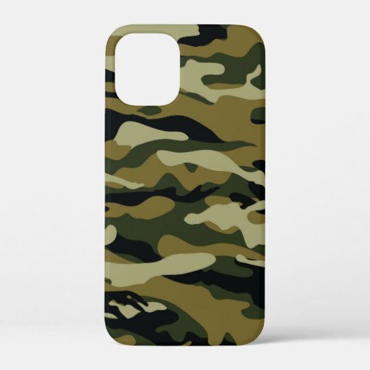 Dunkelgrüne Camouflage Case-Mate iPhone Hülle (Rückseite)