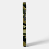 Dunkelgrüne Camouflage Case-Mate iPhone Hülle (Rückseite / Links)