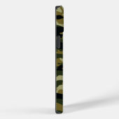 Dunkelgrüne Camouflage Case-Mate iPhone Hülle (Rückseite / Rechts)
