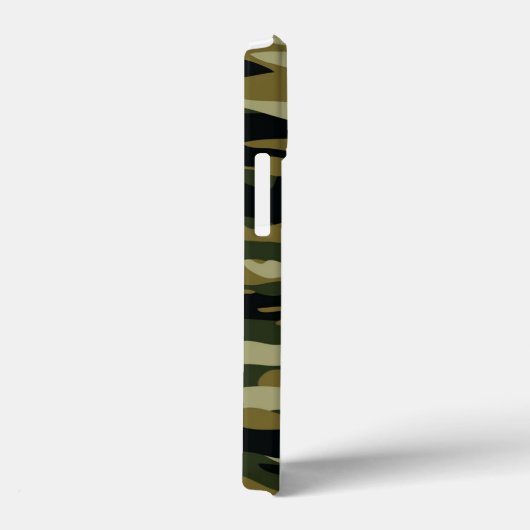 Dunkelgrüne Camouflage Case-Mate iPhone Hülle (Rückseite / Rechts)