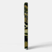Dunkelgrüne Camouflage Case-Mate iPhone Hülle (Rückseite / Links)