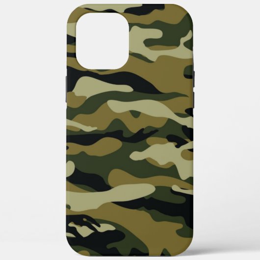 Dunkelgrüne Camouflage Case-Mate iPhone Hülle (Rückseite)