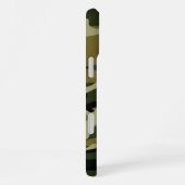 Dunkelgrüne Camouflage iPhone Hülle (Rechte Seite)