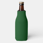 Dunkelgrüne Flasche Cooler Flaschenkühler (Flaschenvorderseite)