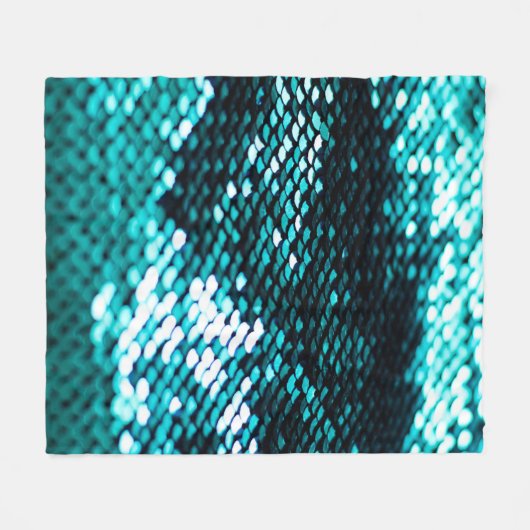 Dunkelgrüne Folge glänzende Textur Fleecedecke (Vorderseite (Horizontal))